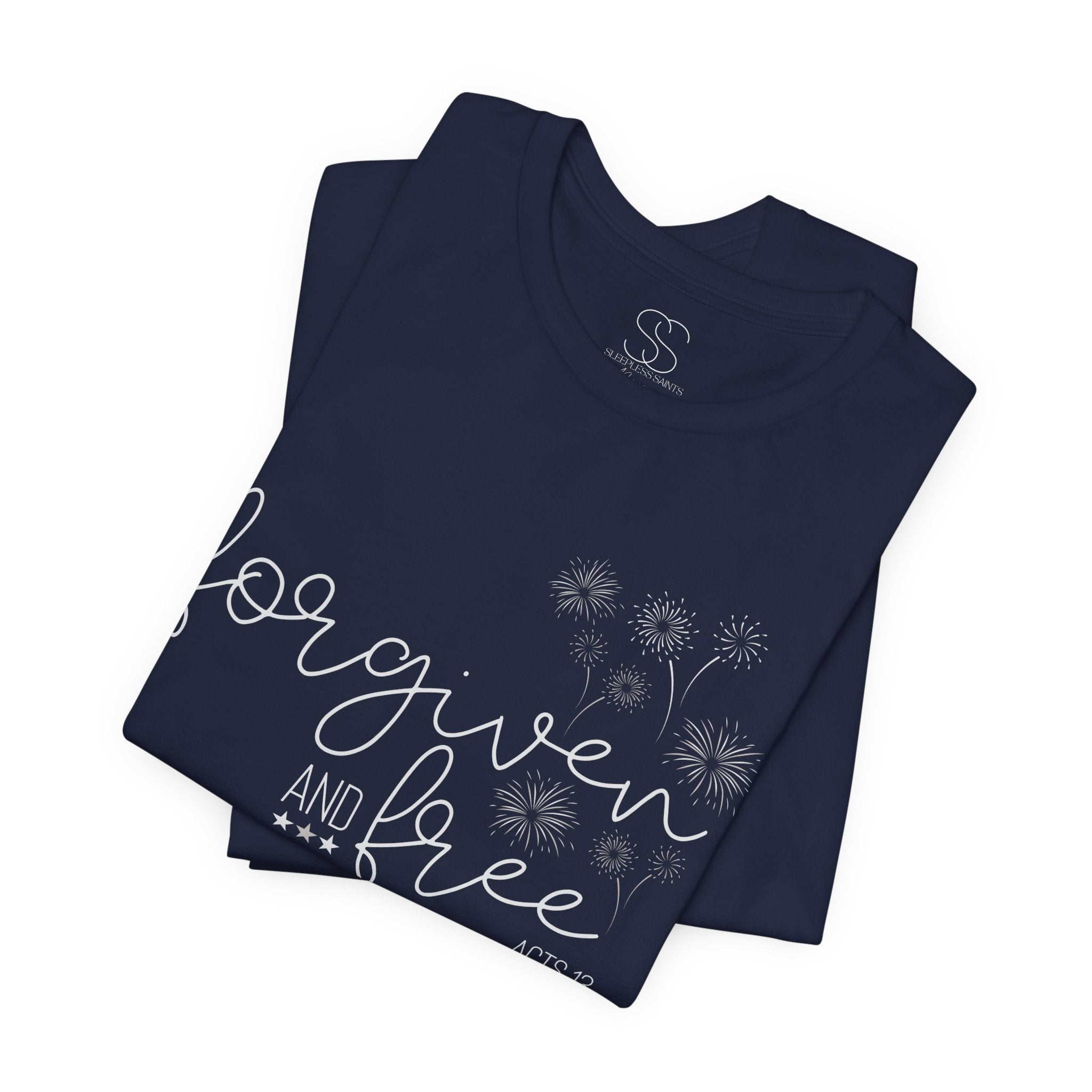 Forgiven and Free T-Shirt - Christian Faith Tee (Acts 13)