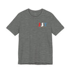 Jadran Junior Tamburitzans Adult T‑Shirt - Tan Lettering & Serbian Logo