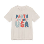 Party in the USA T-Shirt - Patriotic Fourth of July Graphic Tee