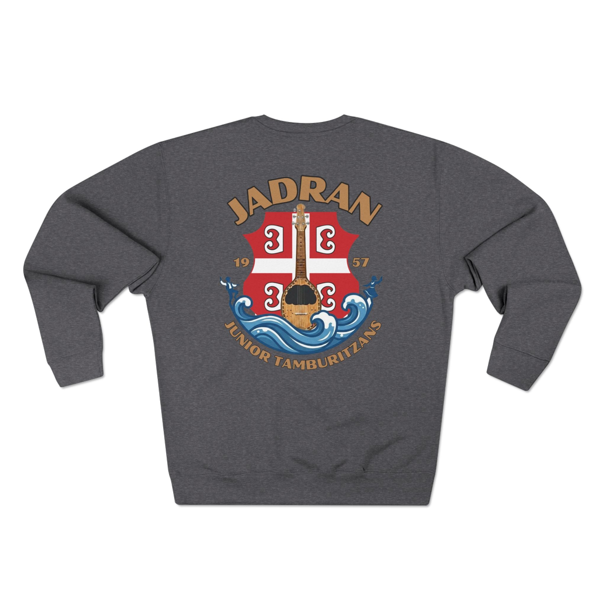 Jadran Junior Tamburitzans Adult Crewneck - Serbian Logo