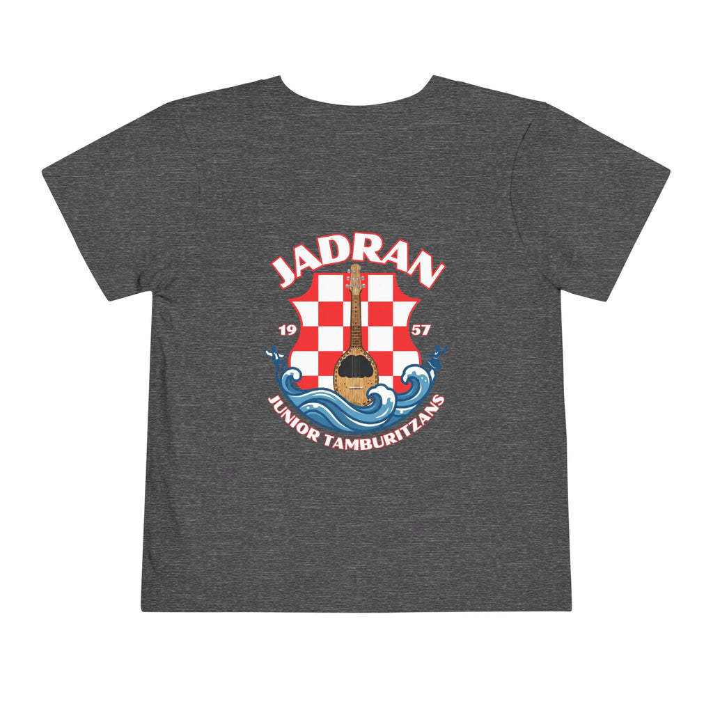 Jadran Junior Tamburitzans Toddler Tee - White and Red Lettering