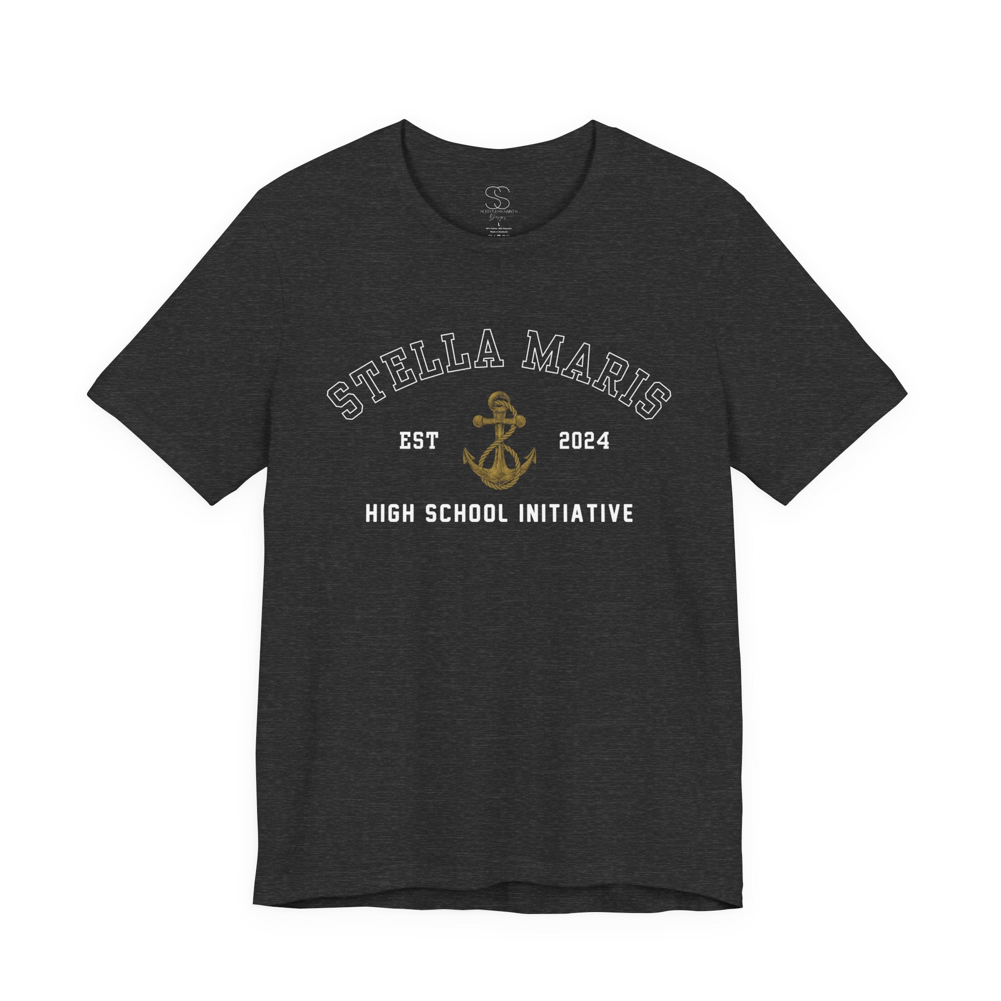 Stella Maris High School T‑Shirt — Anchor Logo (Est. 2024)