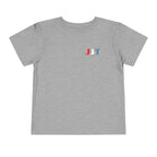 Jadran Junior Tamburitzans Toddler Tee - Tan Lettering & Serbian Logo