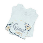 Grace Changes Everything Floral Tee