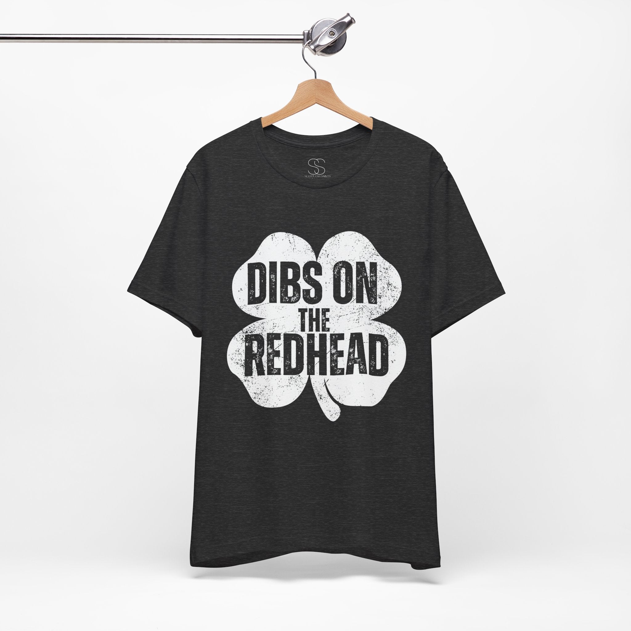 Dibs On The Redhead Shamrock T-Shirt — Funny St. Patrick’s Day Tee