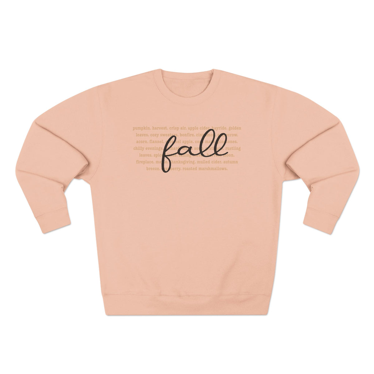 Fall Words Unisex Crewneck Sweatshirt