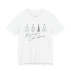 Merry Christmas Minimal Tree Tee