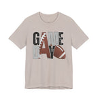 Game Day Football Tee — "Game Day" Graphic Short Sleeve Shirt