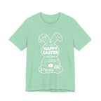 Easter Bunny Typography Tee — "Happy Easter" Spring Graphic T-Shirt