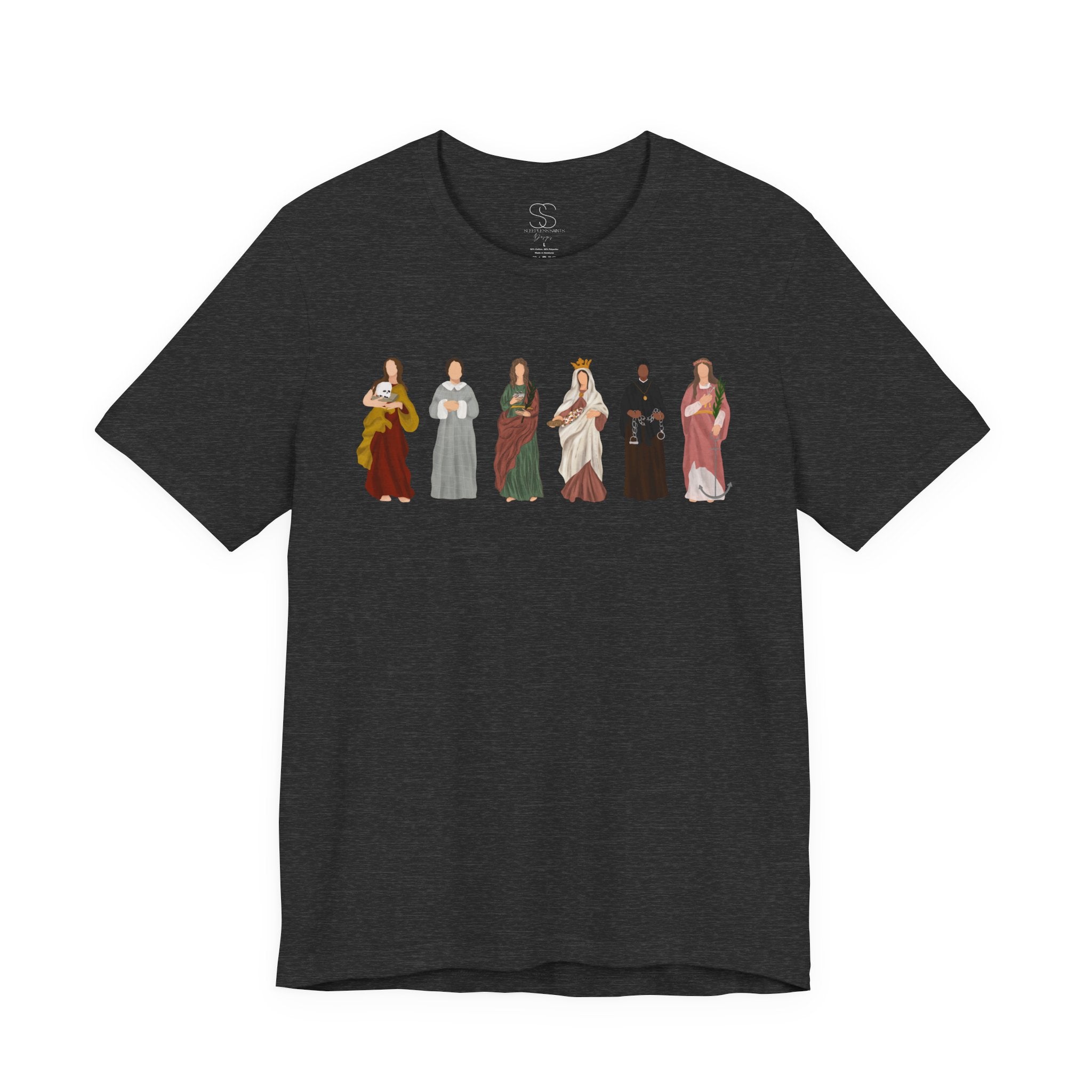 Holy Women Figures Illustration T-Shirt - Saints