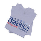 America The Beautiful T-Shirt - Patriotic 4th of July Tee