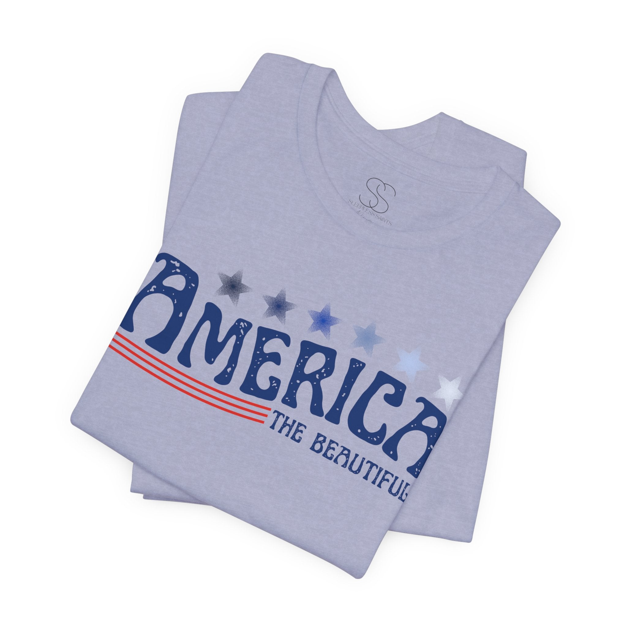 America The Beautiful T-Shirt - Patriotic 4th of July Tee