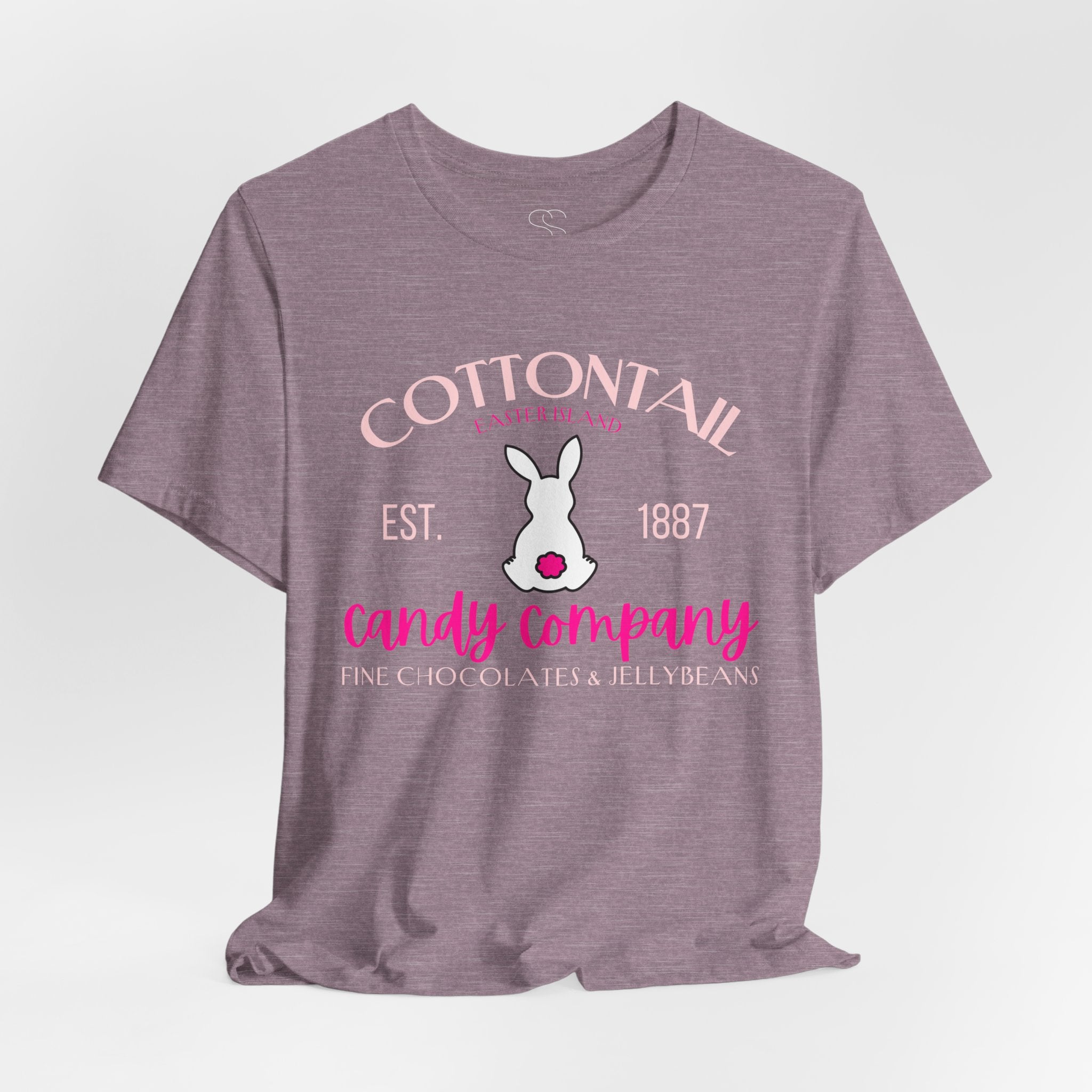 Cottontail Candy Company Tee – Cute Bunny Vintage Candy Shop Shirt