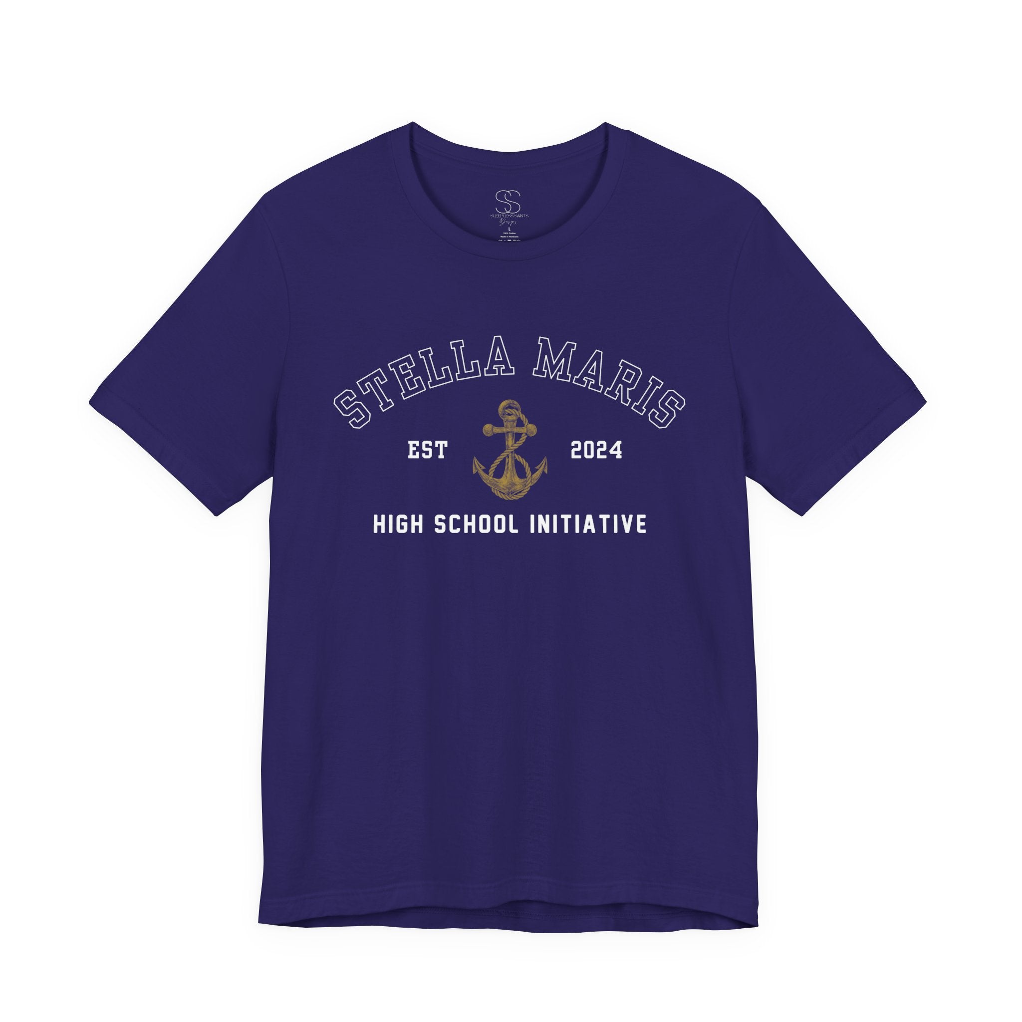 Stella Maris High School T‑Shirt — Anchor Logo (Est. 2024)