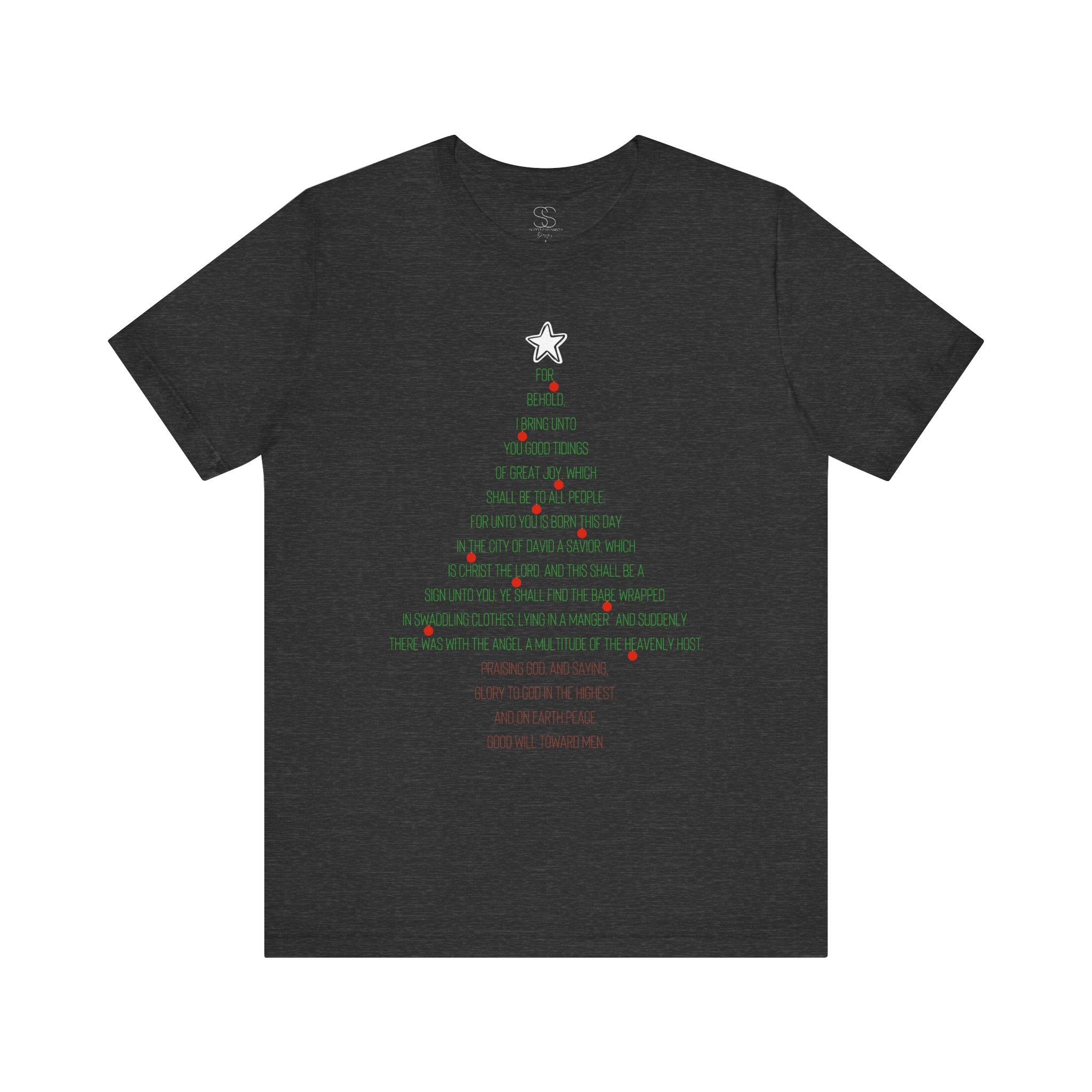 Christmas Tree Poem Tee — Holiday Quote T-Shirt