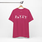 Cheer Poses T-Shirt — Cheerleading Silhouette Tee