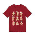 Christmas Gingerbread Characters Tee – Cute Holiday Cookie Shirt
