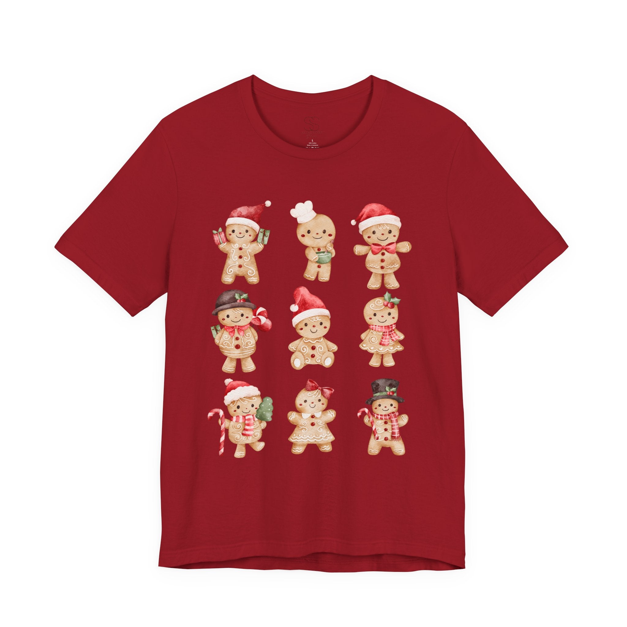 Christmas Gingerbread Characters Tee – Cute Holiday Cookie Shirt