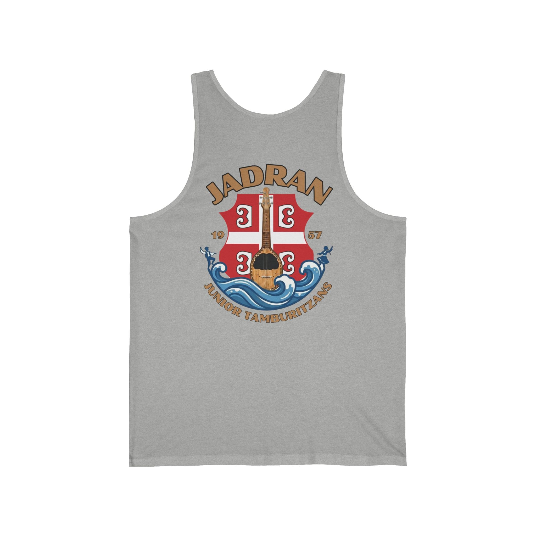 Jadran Junior Tamburitzan Unisex Tank Top - Serbian Logo