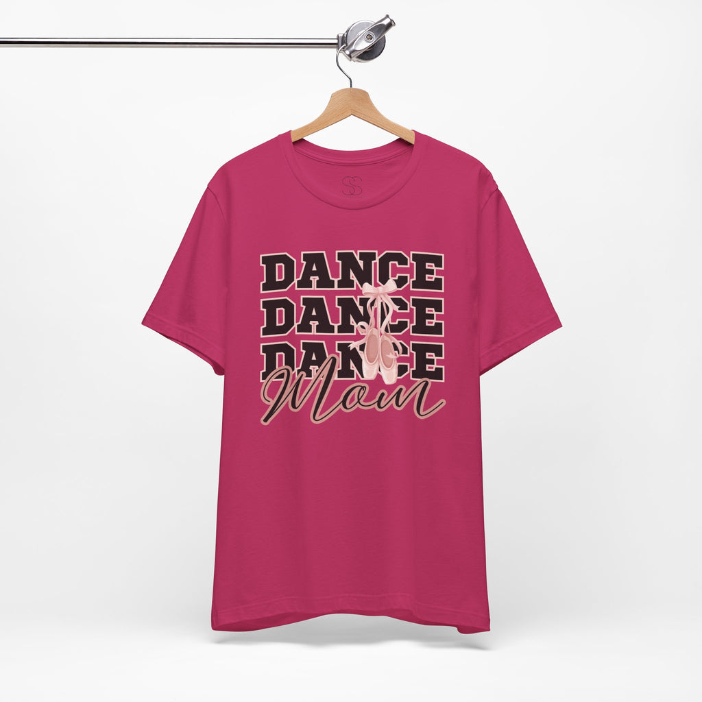 Dance Mom T‑Shirt — Pink Ballet Silhouette Tee