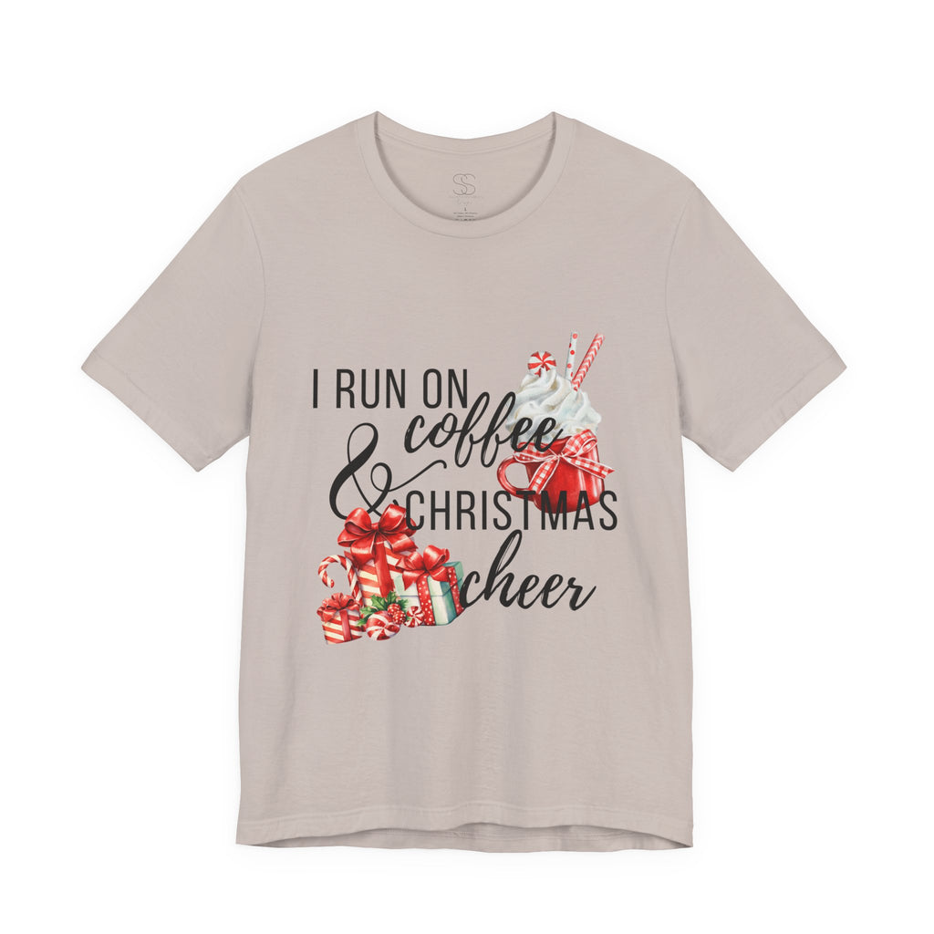I Run on Coffee & Christmas Cheer Tee