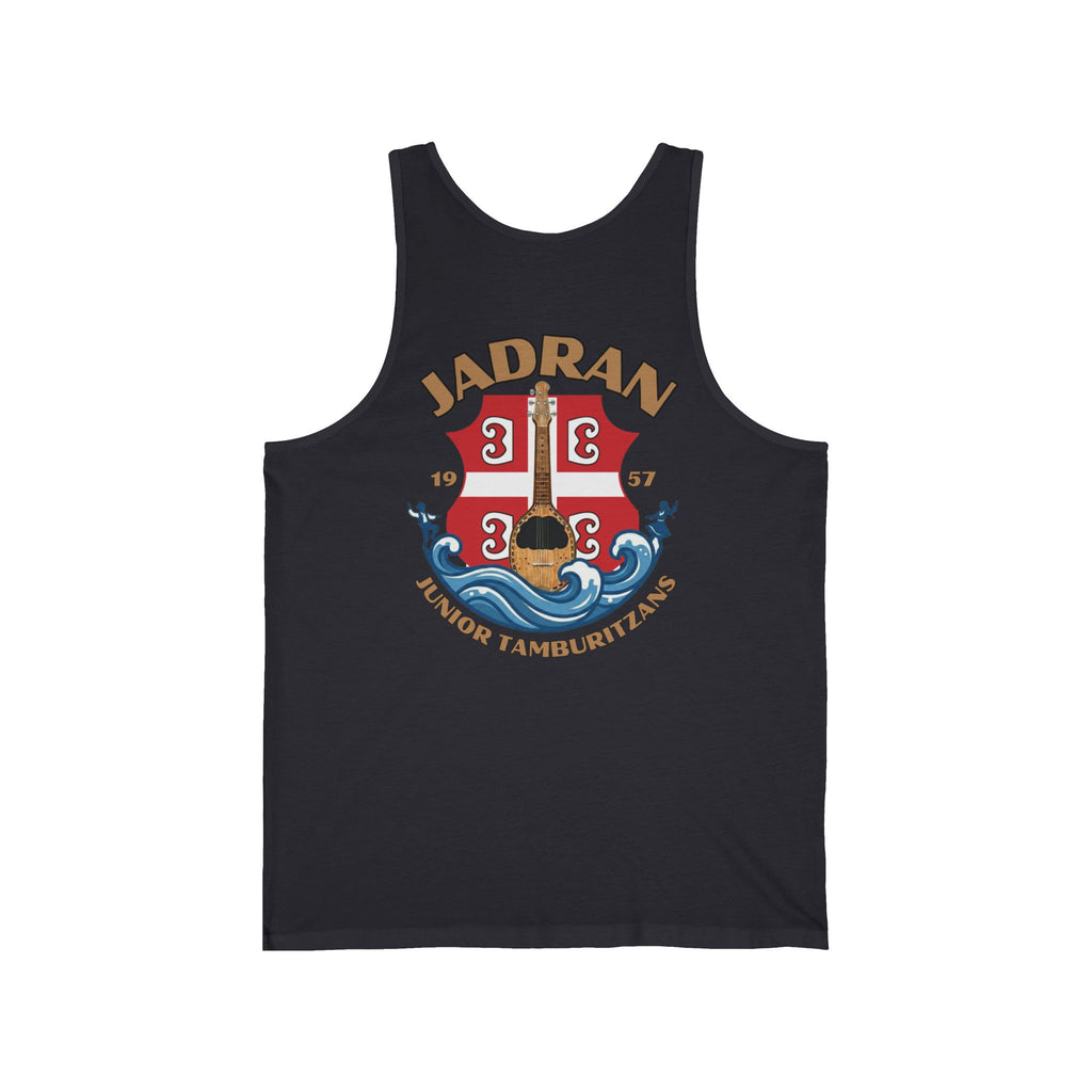 Jadran Junior Tamburitzan Unisex Tank Top - Serbian Logo