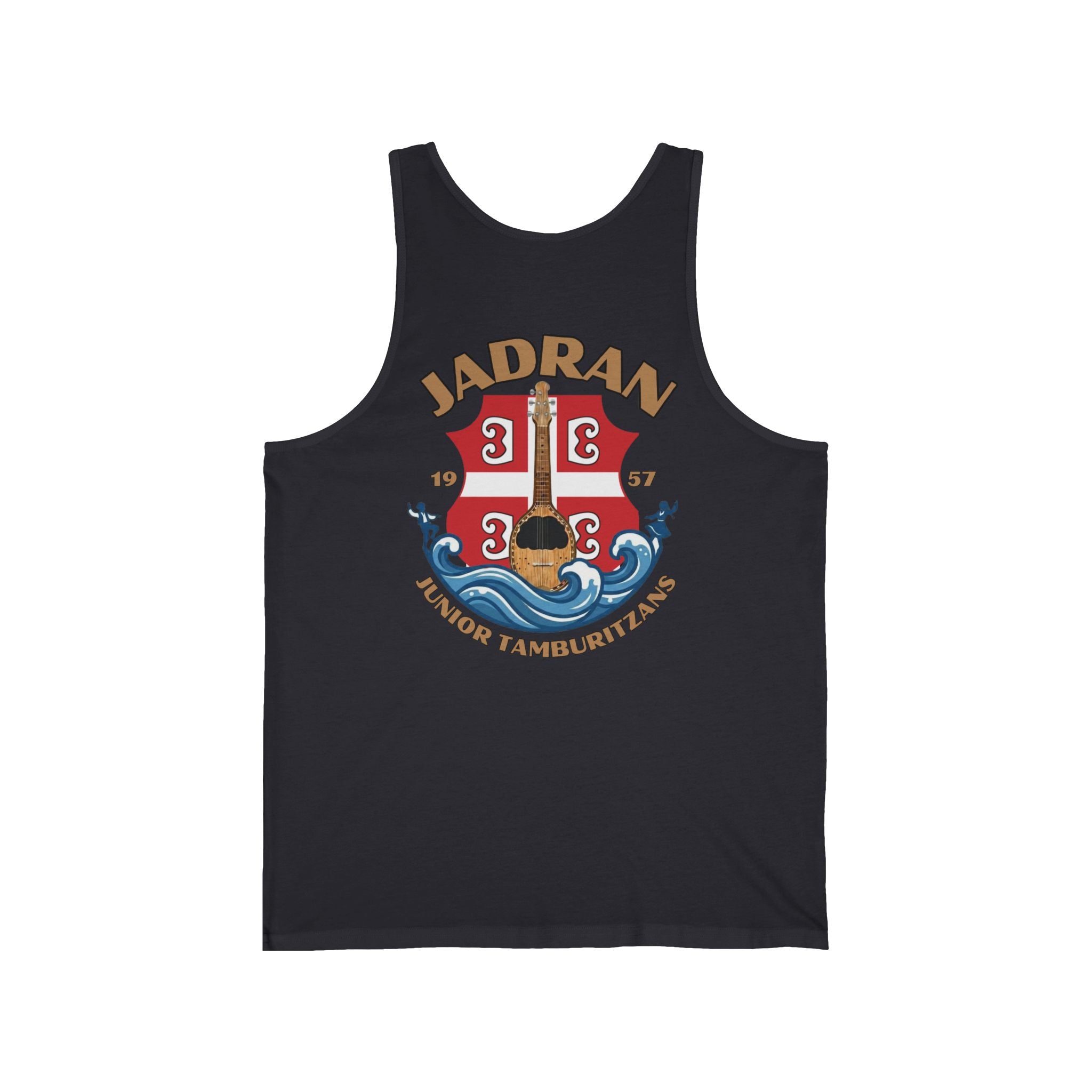 Jadran Junior Tamburitzan Unisex Tank Top - Serbian Logo
