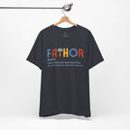 Father T-Shirt — 'Fathor' Funny Dad Tee