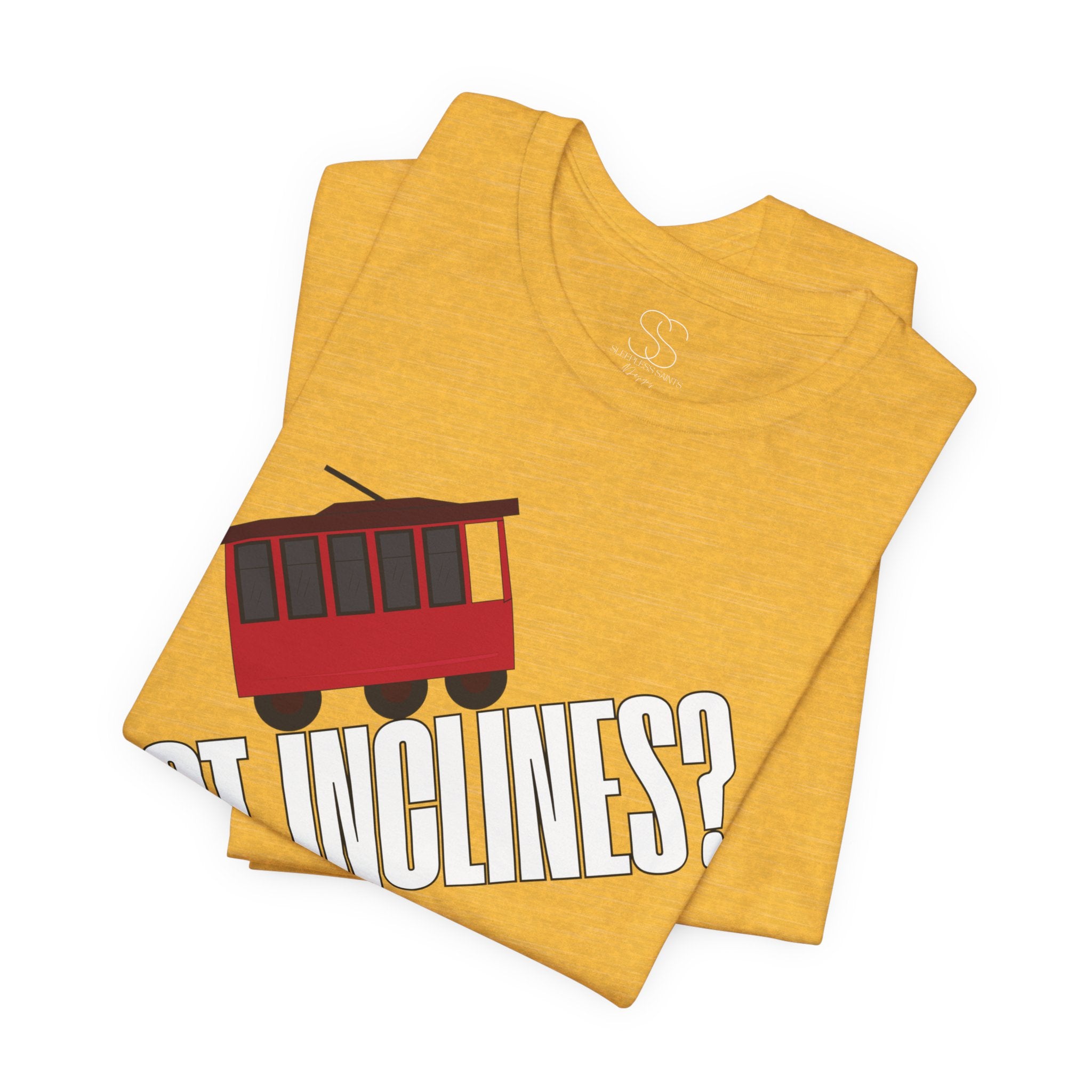 Cable Car 'Got Inclines?' Graphic Tee — Pittsburgh Steel Streetcar Shirt