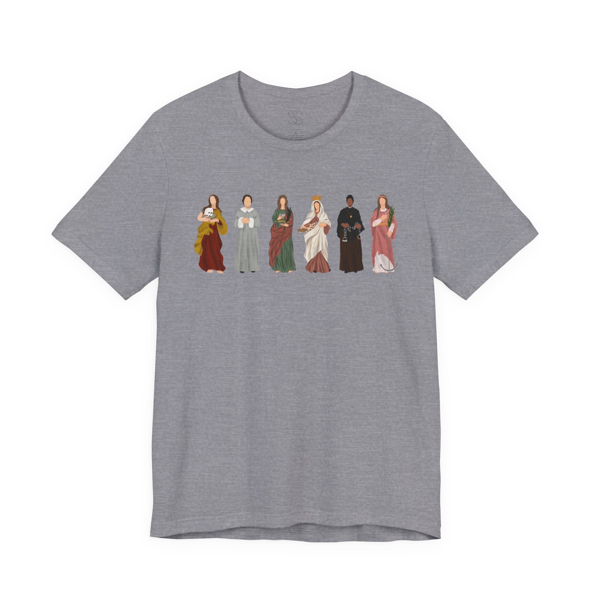 Holy Women Figures Illustration T-Shirt - Saints