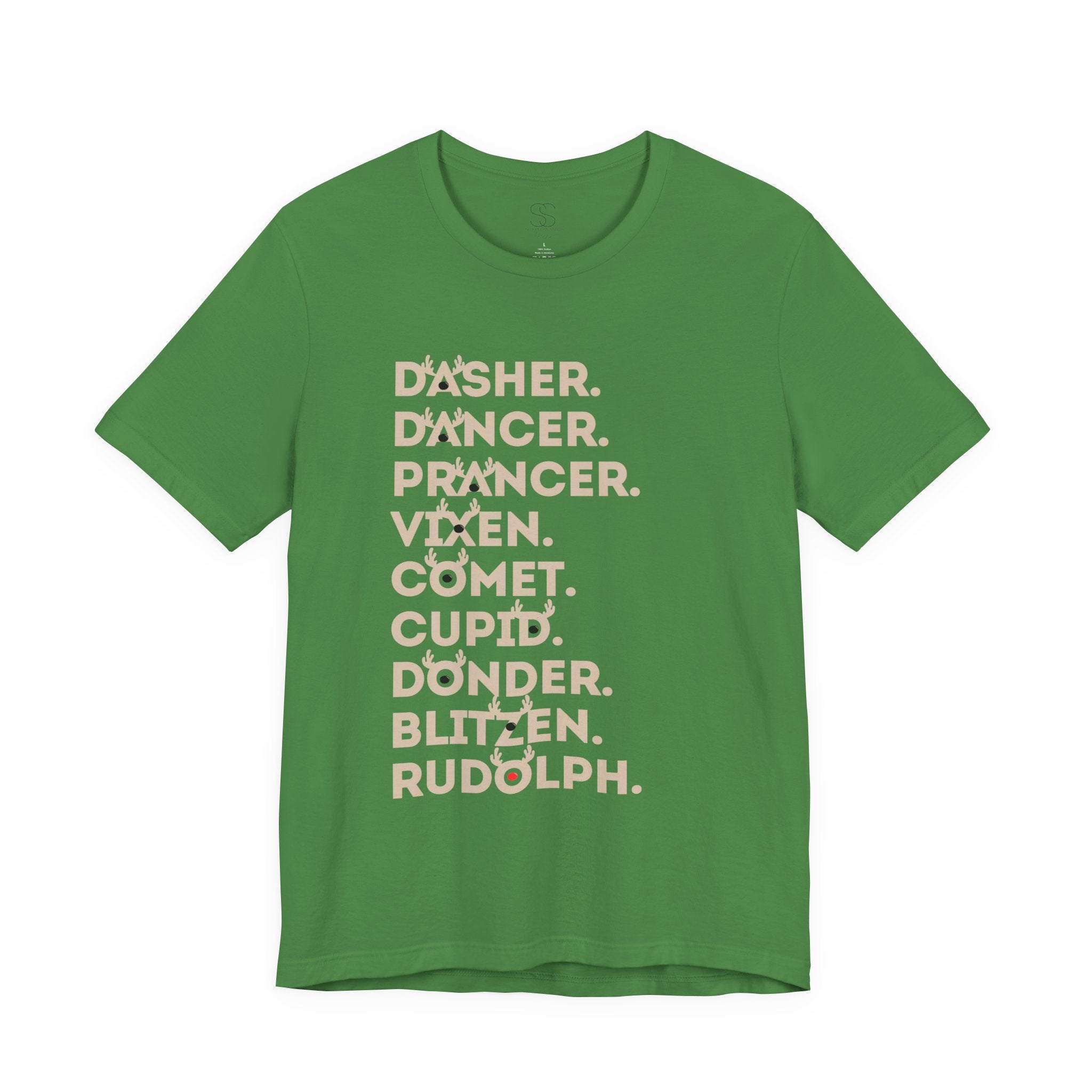 Christmas Reindeer Names Tee