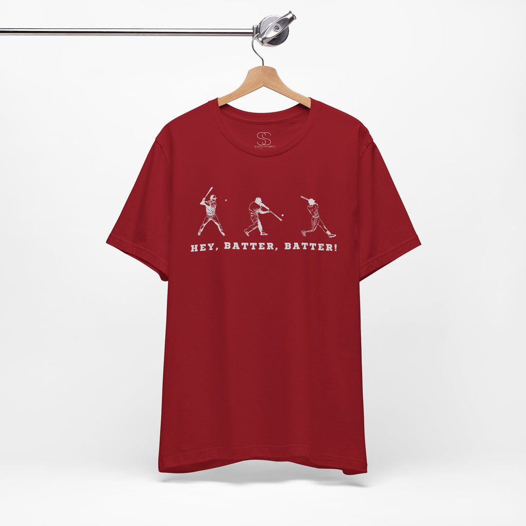 Baseball Batter Sequence T-Shirt — "Hey, Batter, Batter!" Retro Sports Tee
