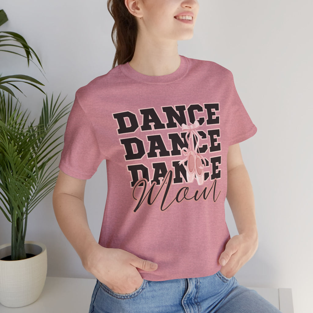 Dance Mom T‑Shirt — Pink Ballet Silhouette Tee