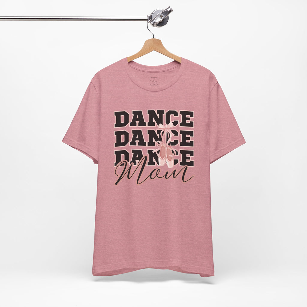 Dance Mom T‑Shirt — Pink Ballet Silhouette Tee