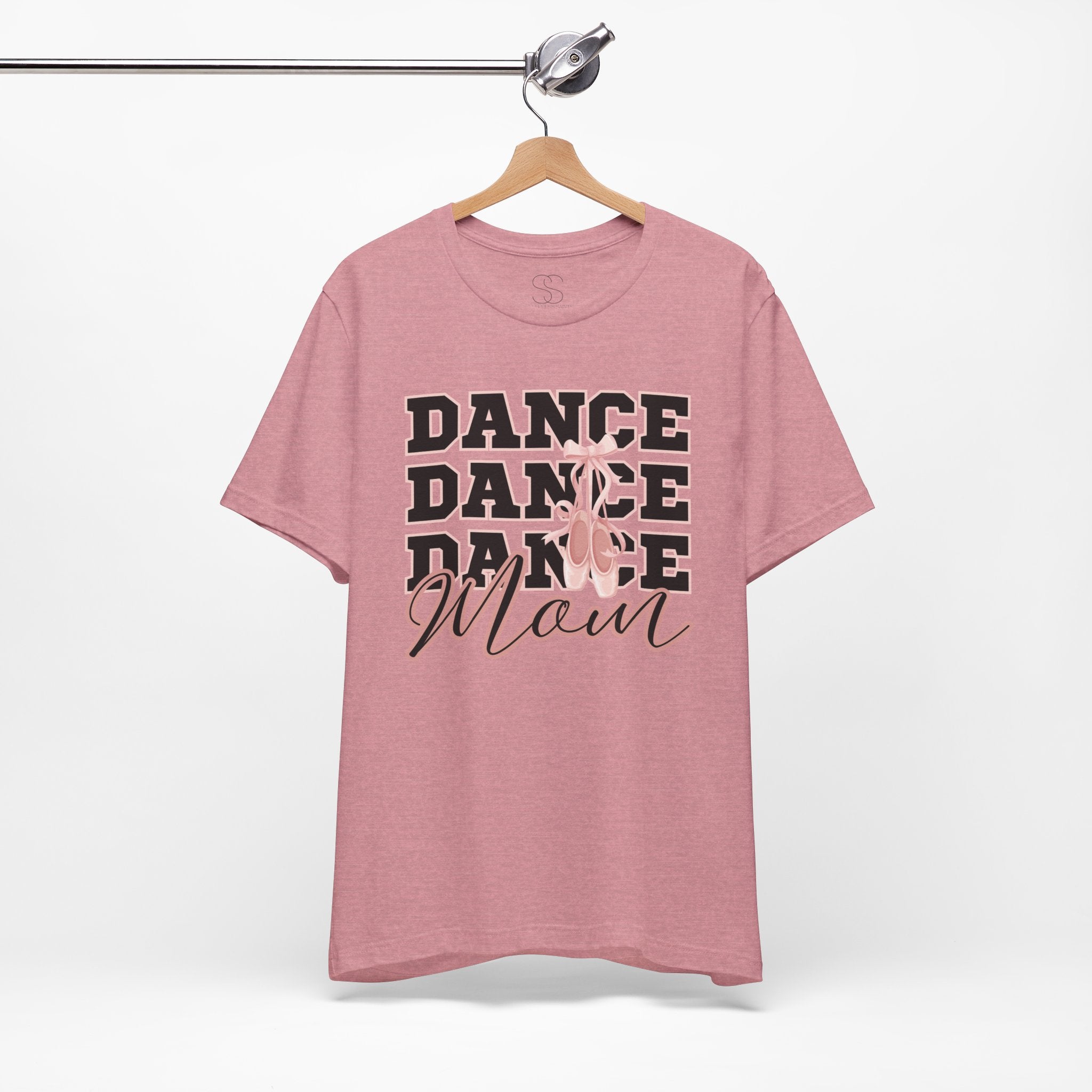 Dance Mom T‑Shirt — Pink Ballet Silhouette Tee