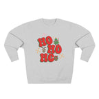 Ho Ho Ho Christmas Sweatshirt — Festive Elf & Reindeer Holiday Crewneck