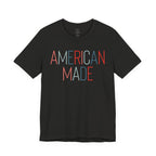 American Made Tee - Retro Red & Blue Graphic T-Shirt
