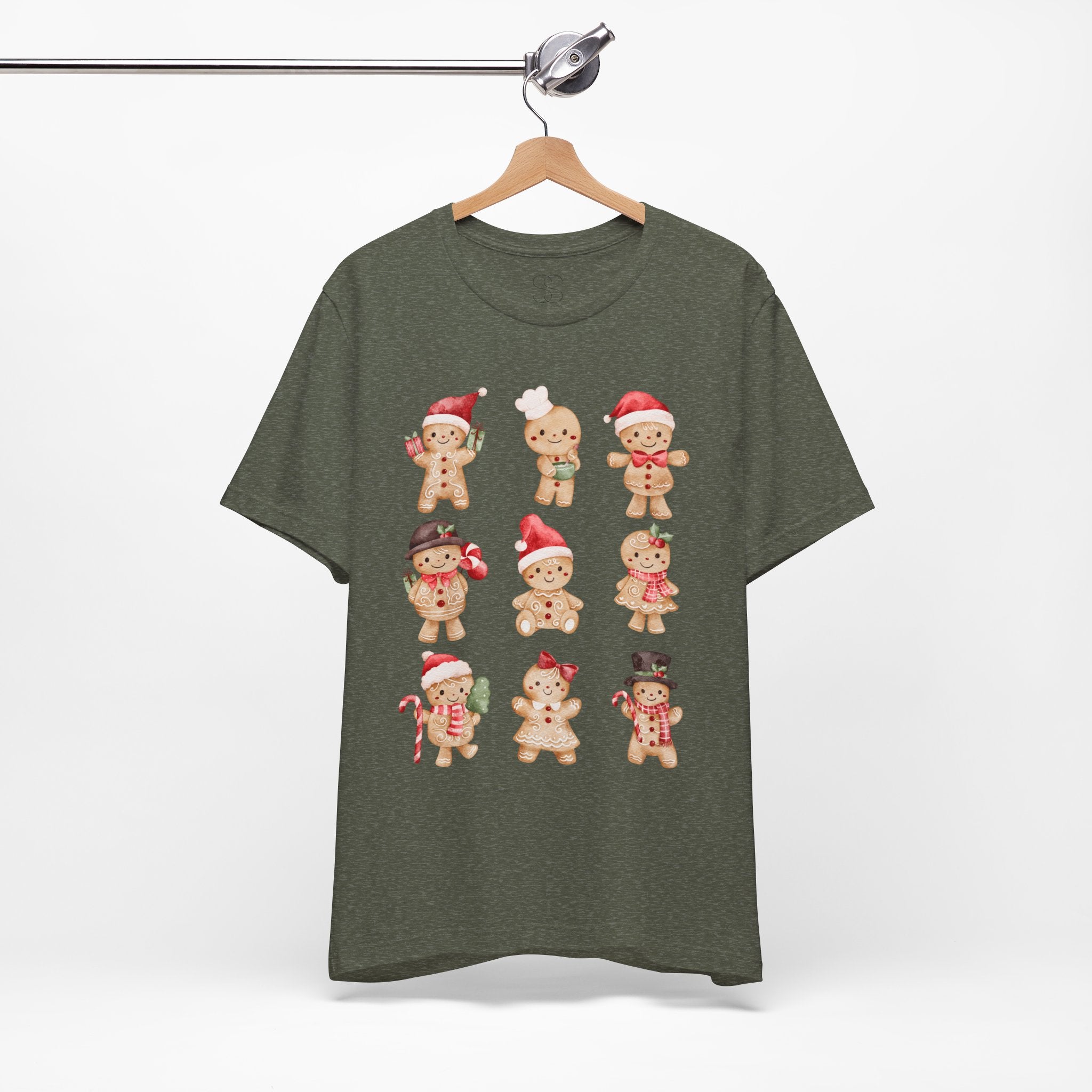 Christmas Gingerbread Characters Tee – Cute Holiday Cookie Shirt