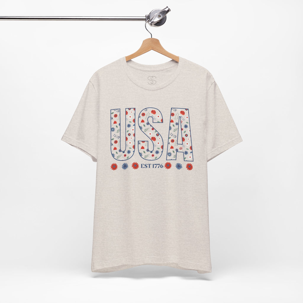 USA Unisex Jersey Short Sleeve Tee