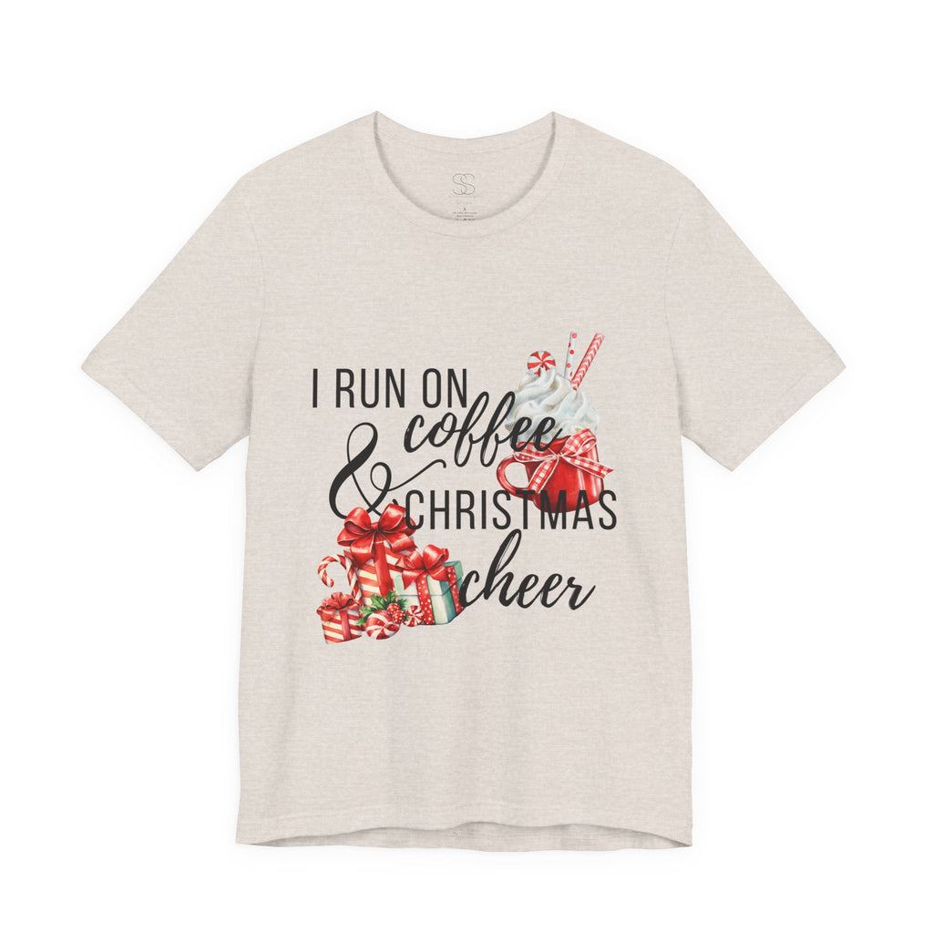 I Run on Coffee & Christmas Cheer Tee