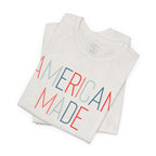 American Made Tee - Retro Red & Blue Graphic T-Shirt