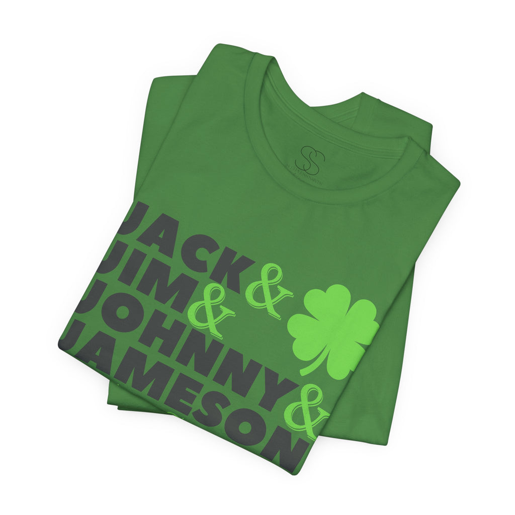 Four Fathers of St. Patrick's Day - Jack & Jim & Johnny & Jameson Graphic T-Shirt