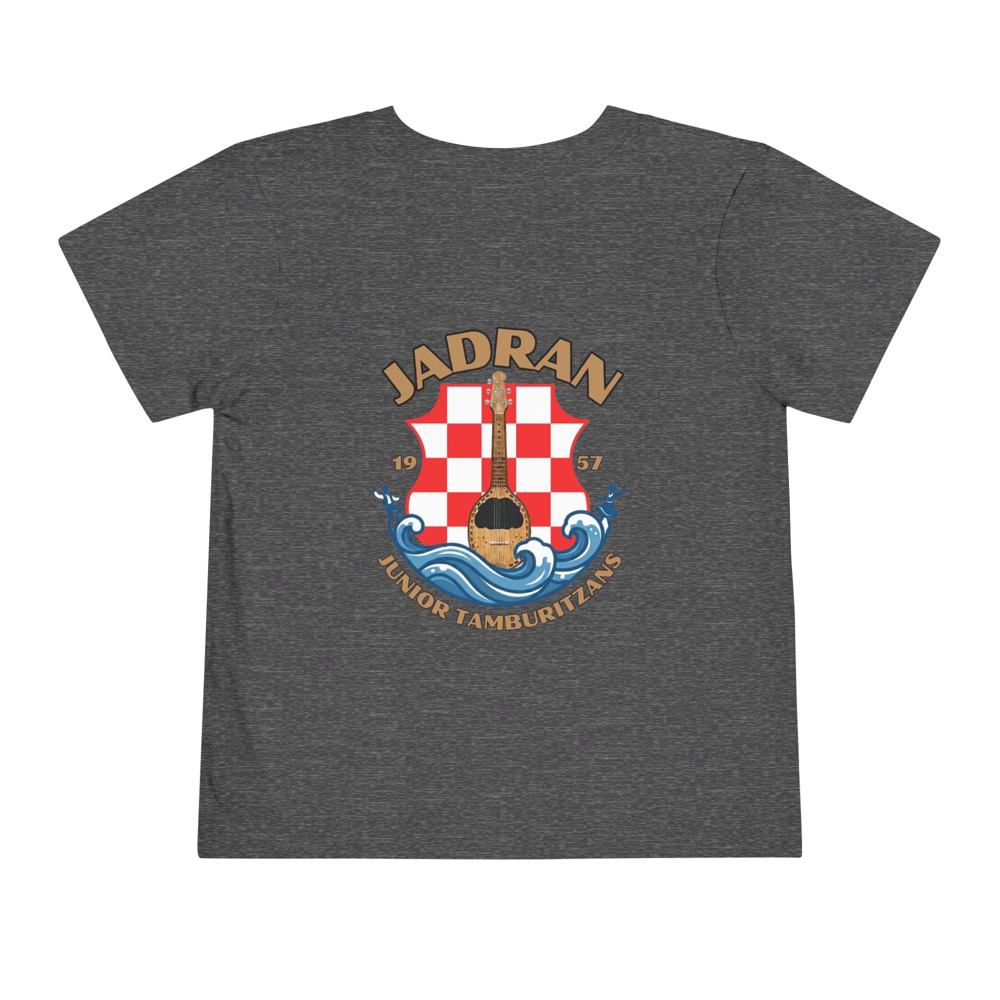 Jadran Junior Tamburitzans Toddler Tee - Tan Lettering