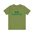 Merry Grinchmas Tee - Unisex Short Sleeve Christmas Shirt