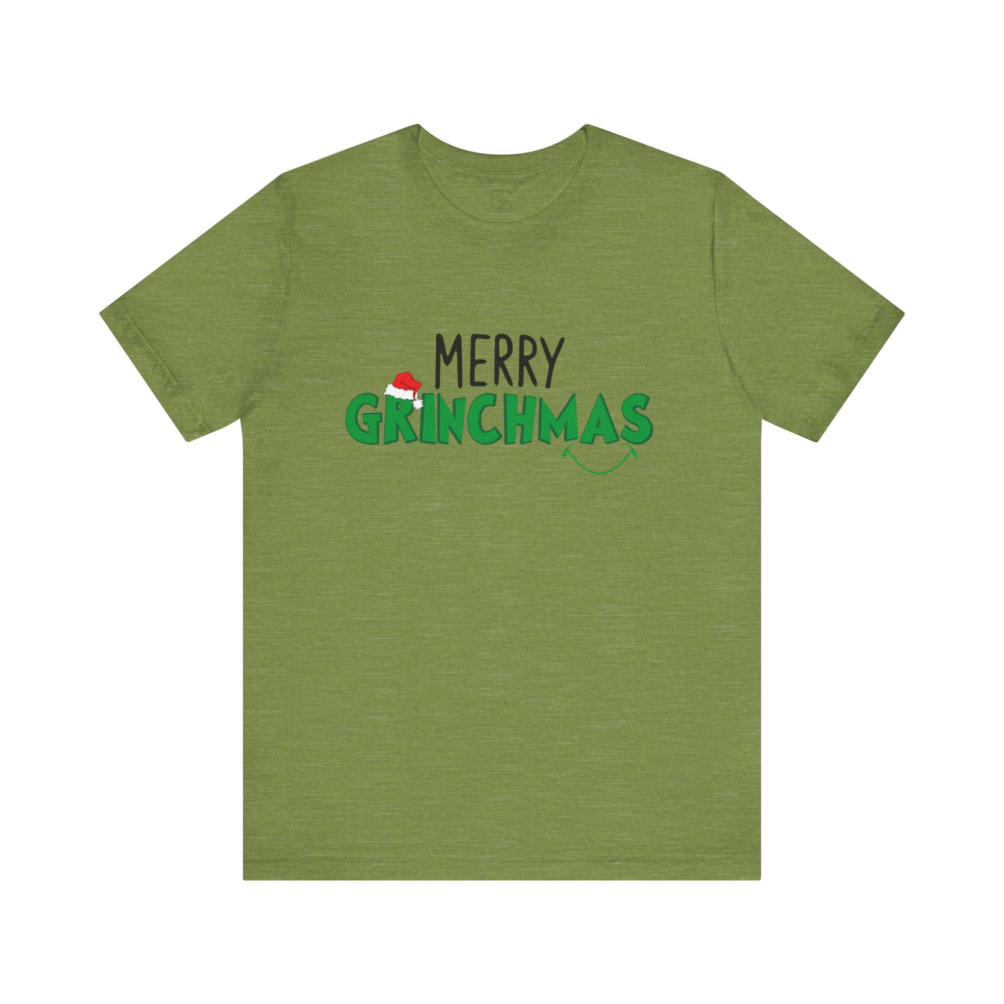 Merry Grinchmas Tee - Unisex Short Sleeve Christmas Shirt