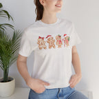 Cute Gingerbread Friends Christmas Tee — Holiday Cookie Crew T-Shirt