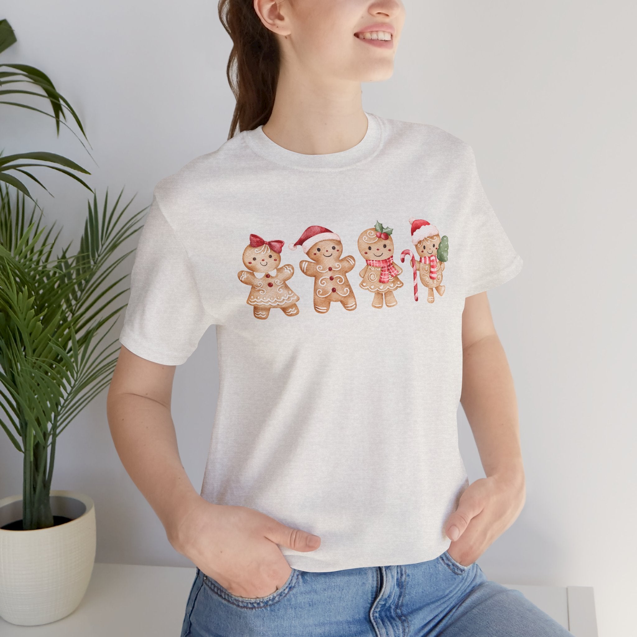Cute Gingerbread Friends Christmas Tee — Holiday Cookie Crew T-Shirt