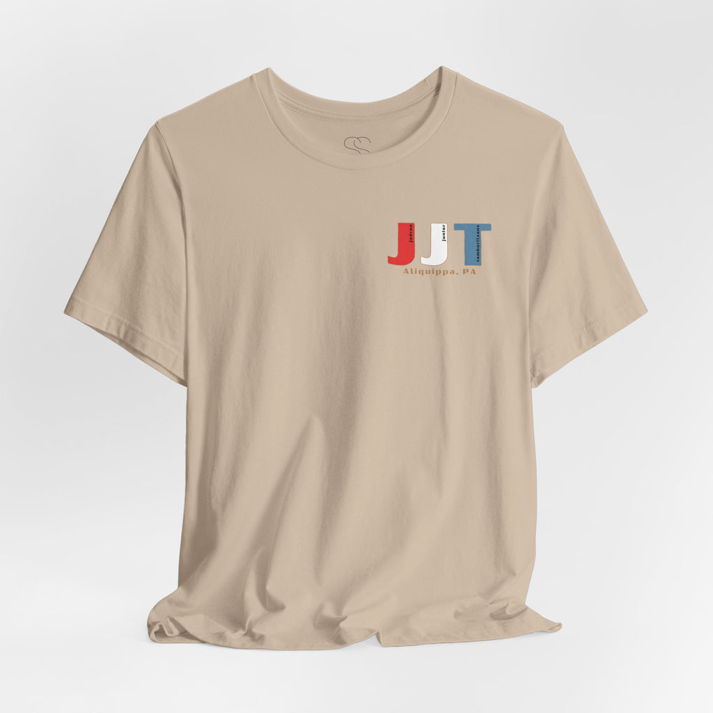 Jadran Junior Tamburitzans Adult T‑Shirt - White and Red Lettering