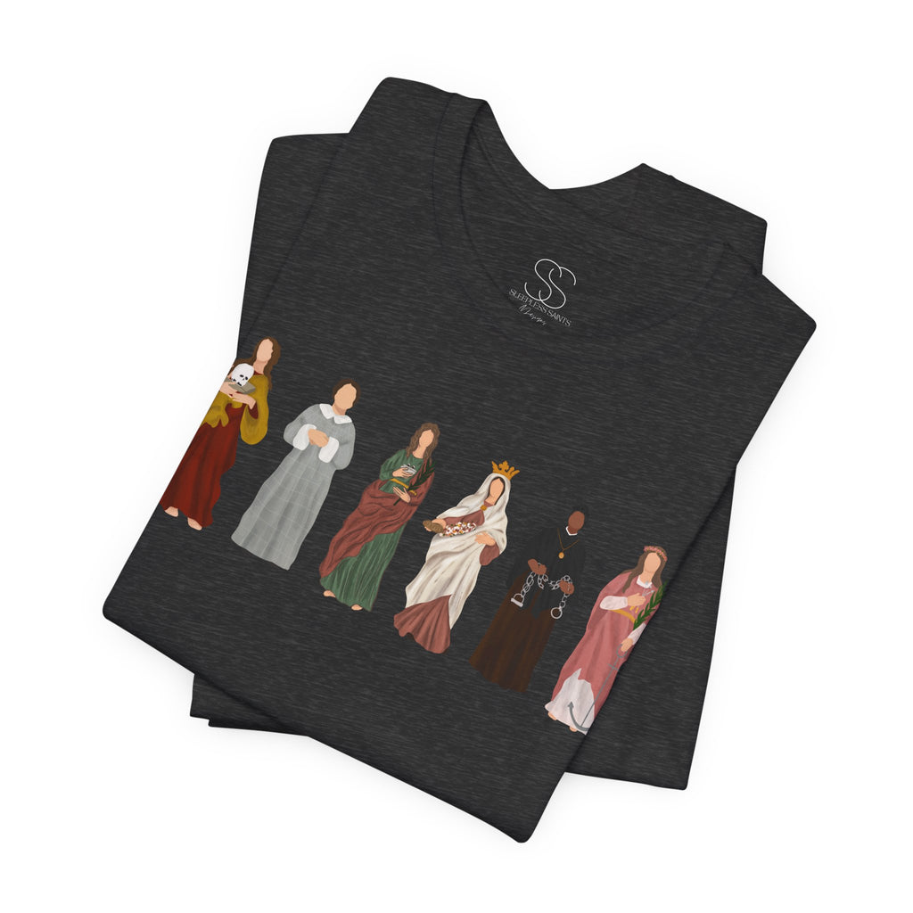 Holy Women Figures Illustration T-Shirt - Saints