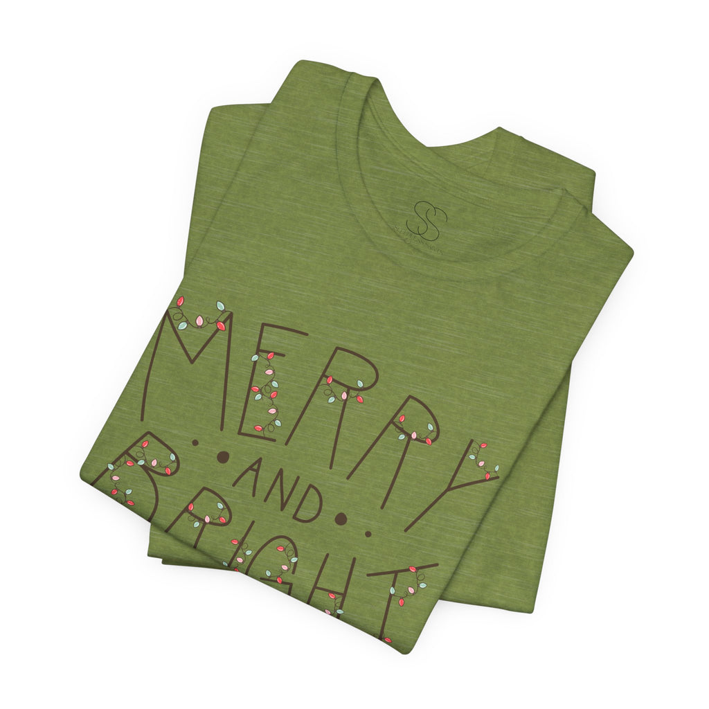 Merry and Bright Christmas Tee